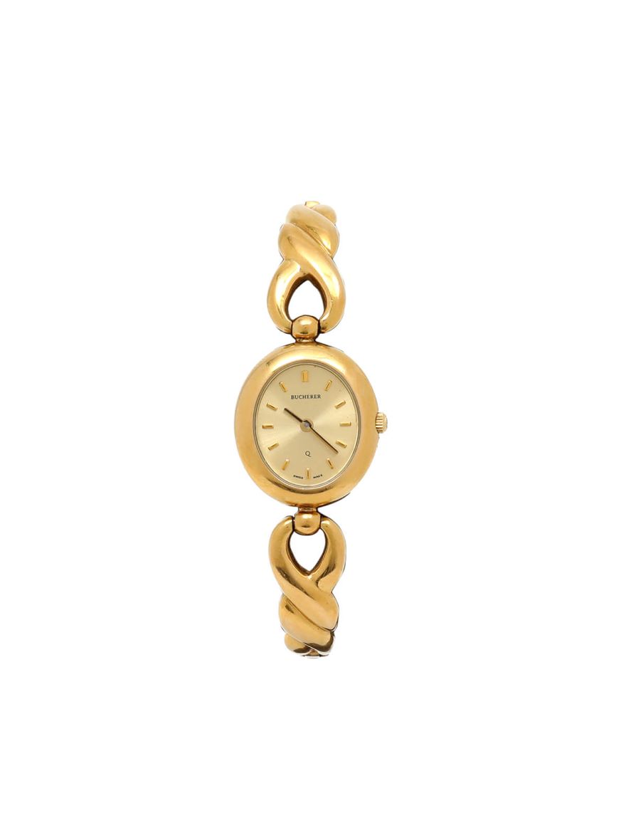 Golden watch for Woman/Dial Size-22 MM