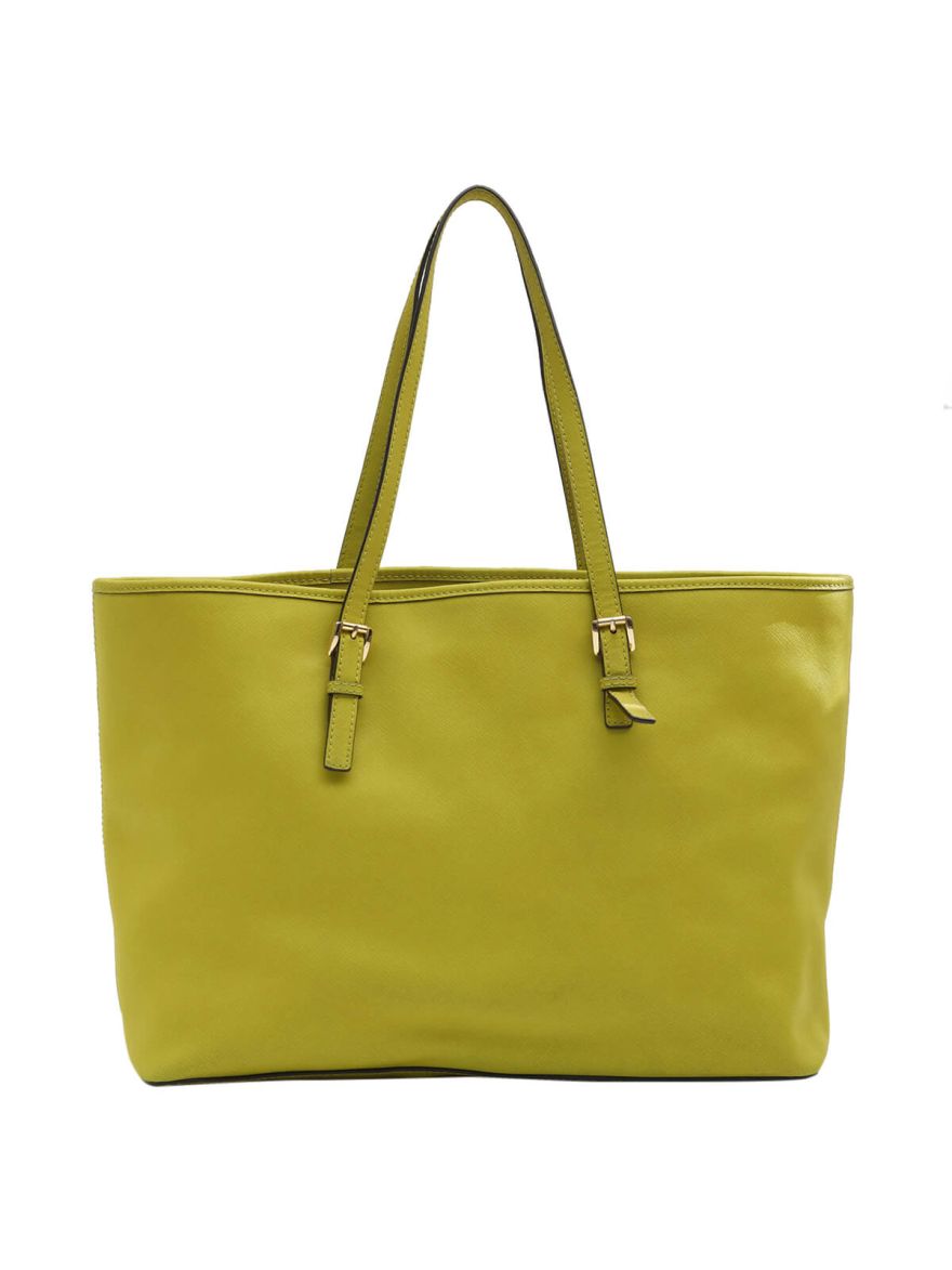 jet set tote bag in green