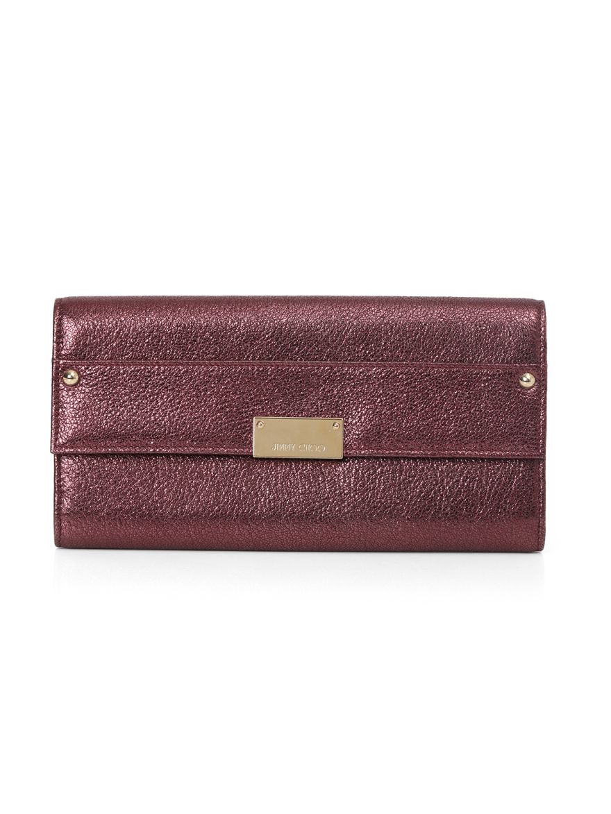 Burgundy Reese Clutch Small