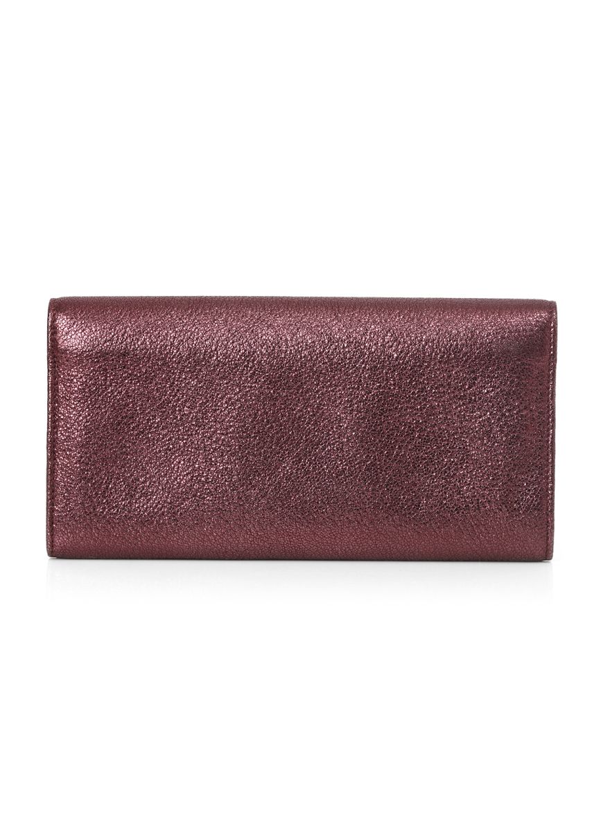 Burgundy Reese Clutch Small