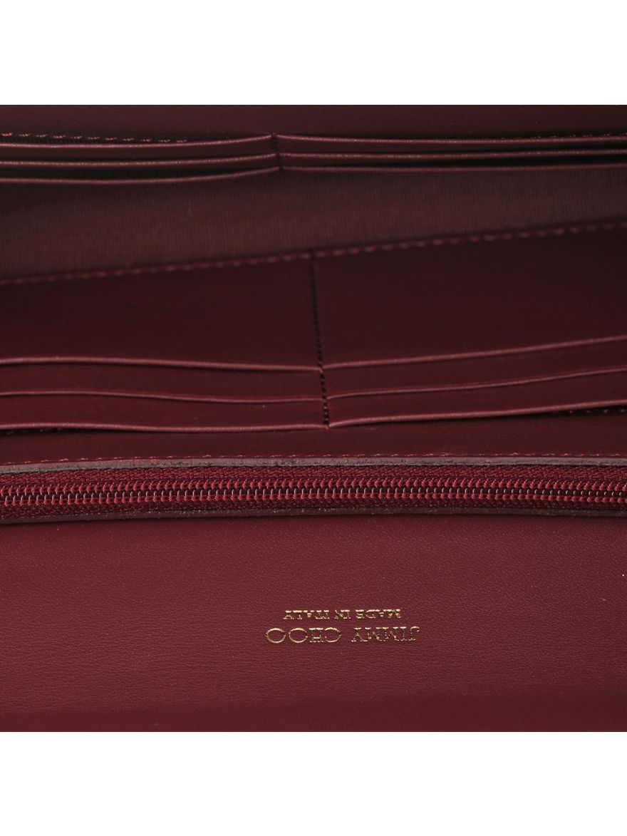 Burgundy Reese Clutch Small