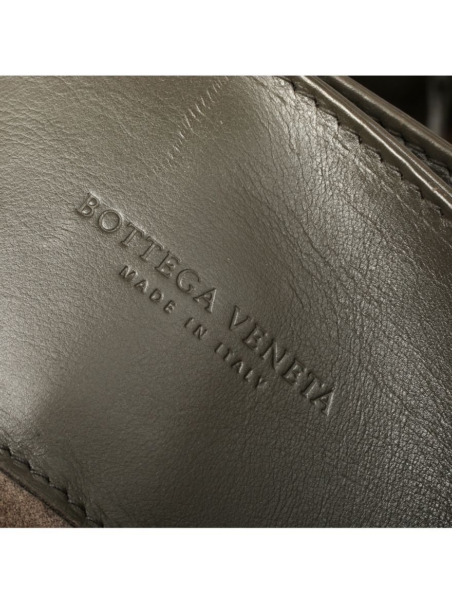 Roma Grey Shoulder Bag Large