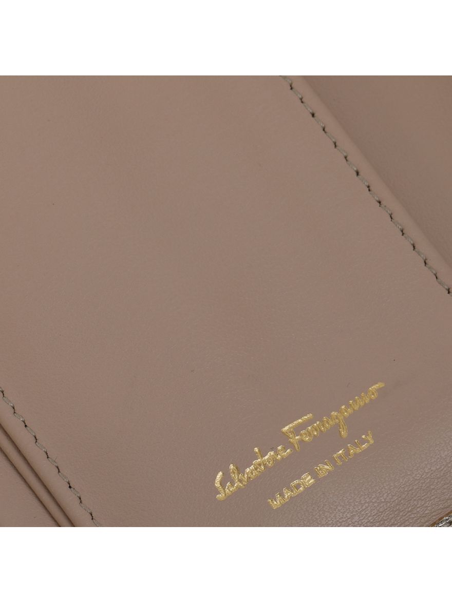 Metallic Gold Continental Flap Wallet One Size
