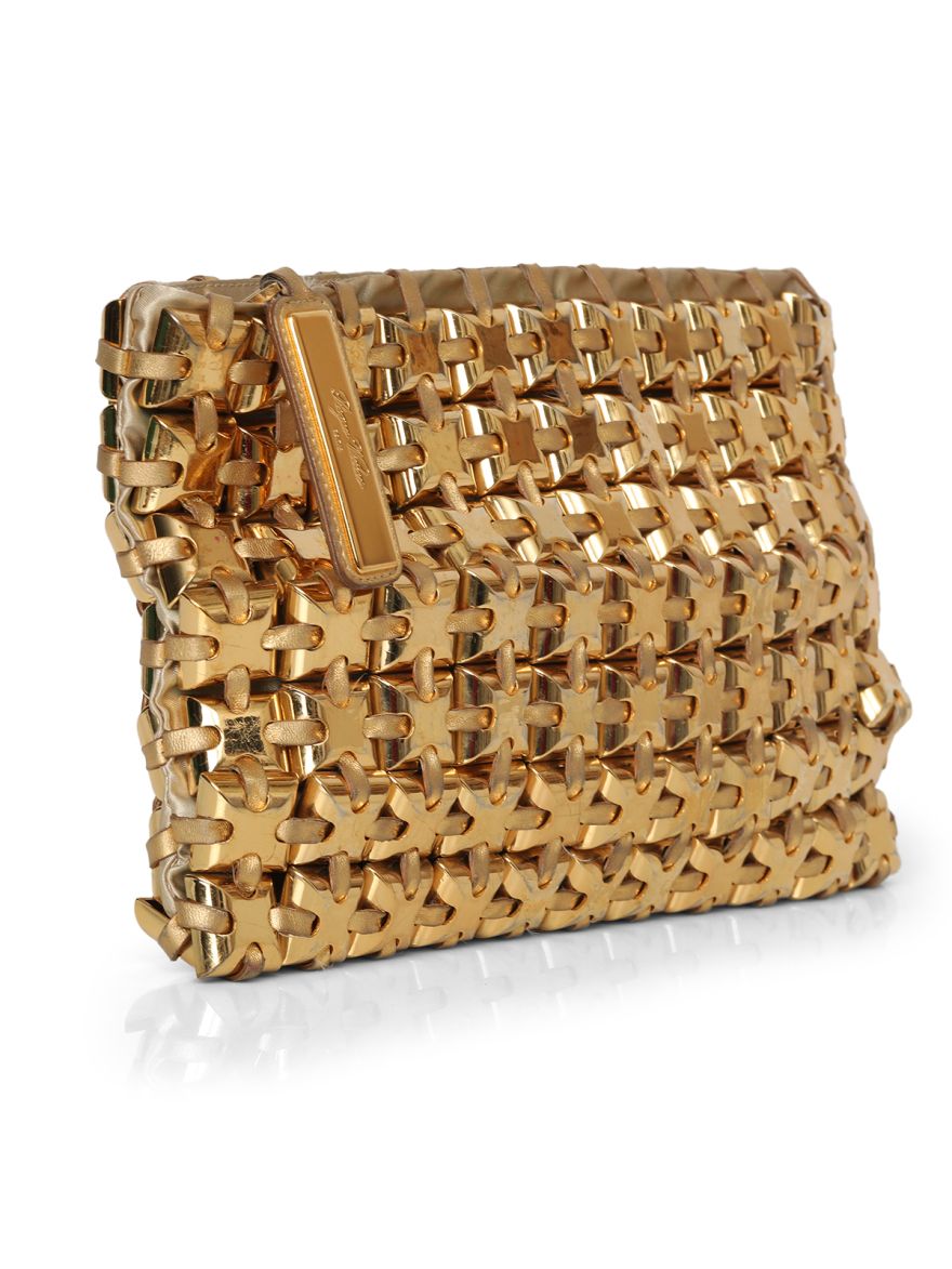 Gold Clutch Bag Small