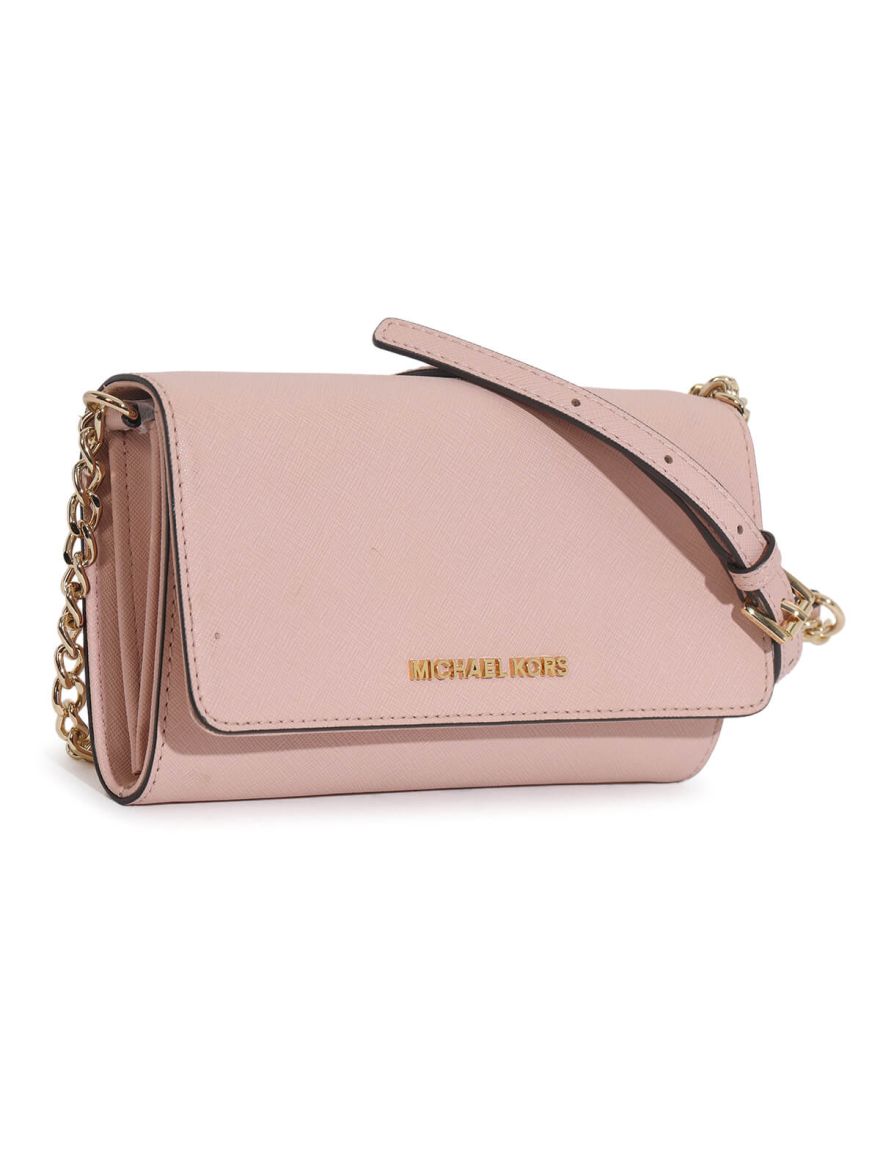 Jet set Travel Leather Pink Shoulder Bag