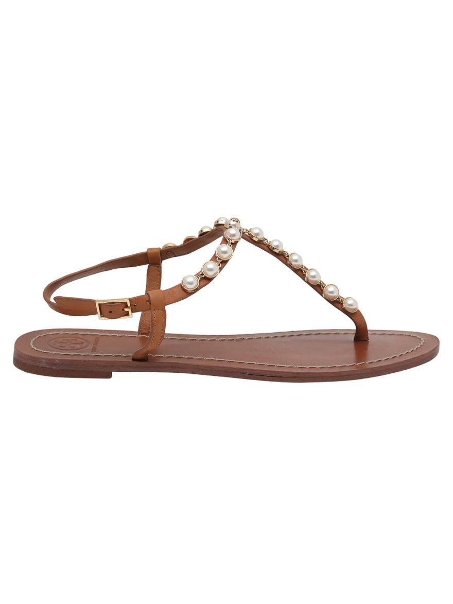 Brown Pearl Flats/Size-9M