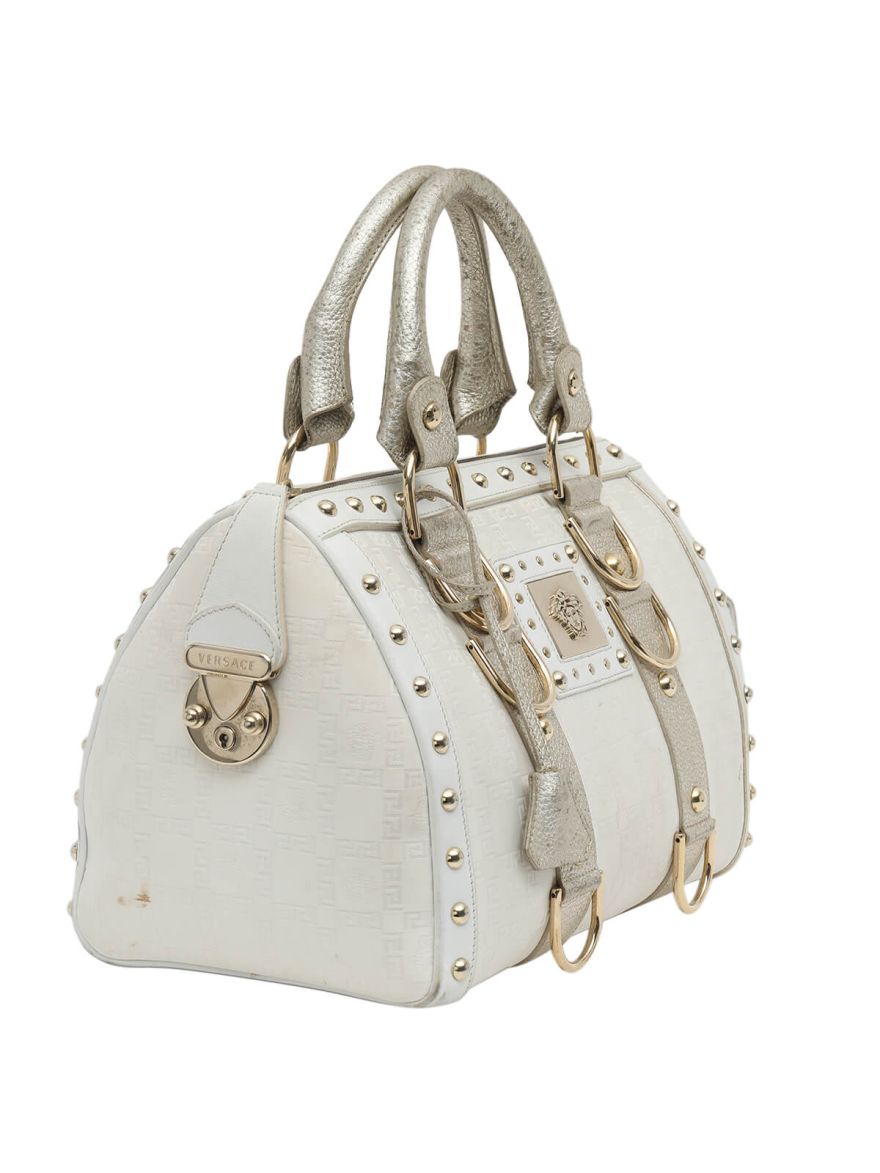 Gold Monogram Medusa Hand Bag