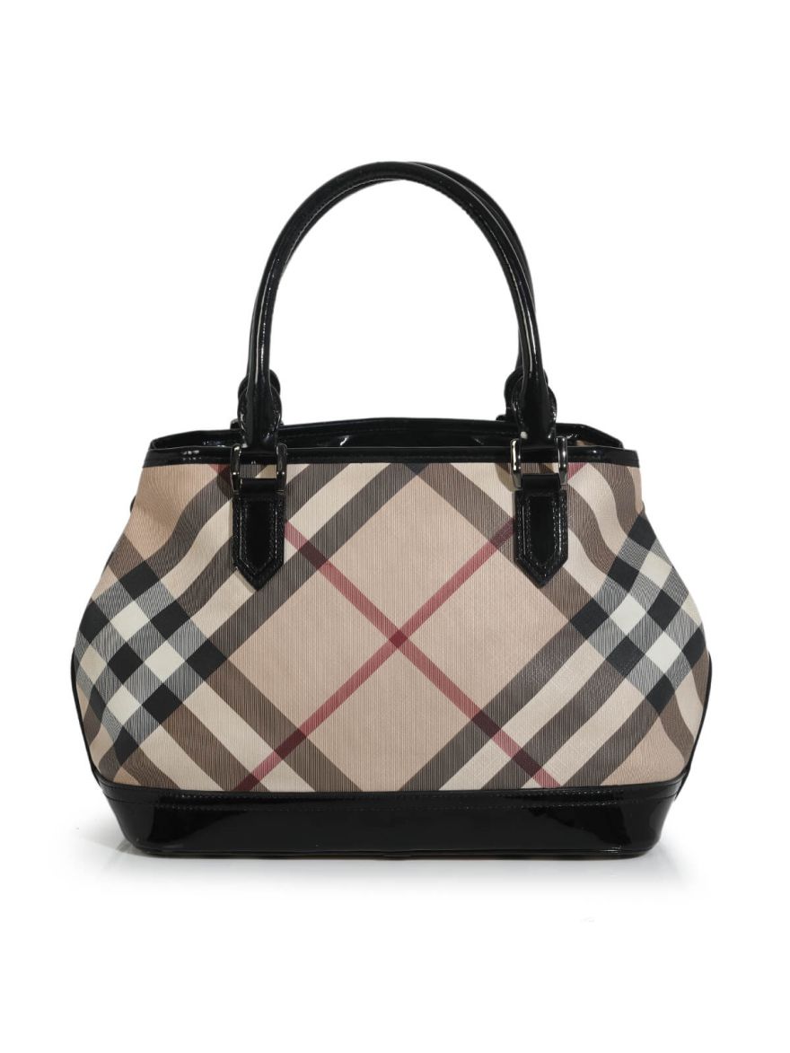 Supernova Beige/Black Satchel