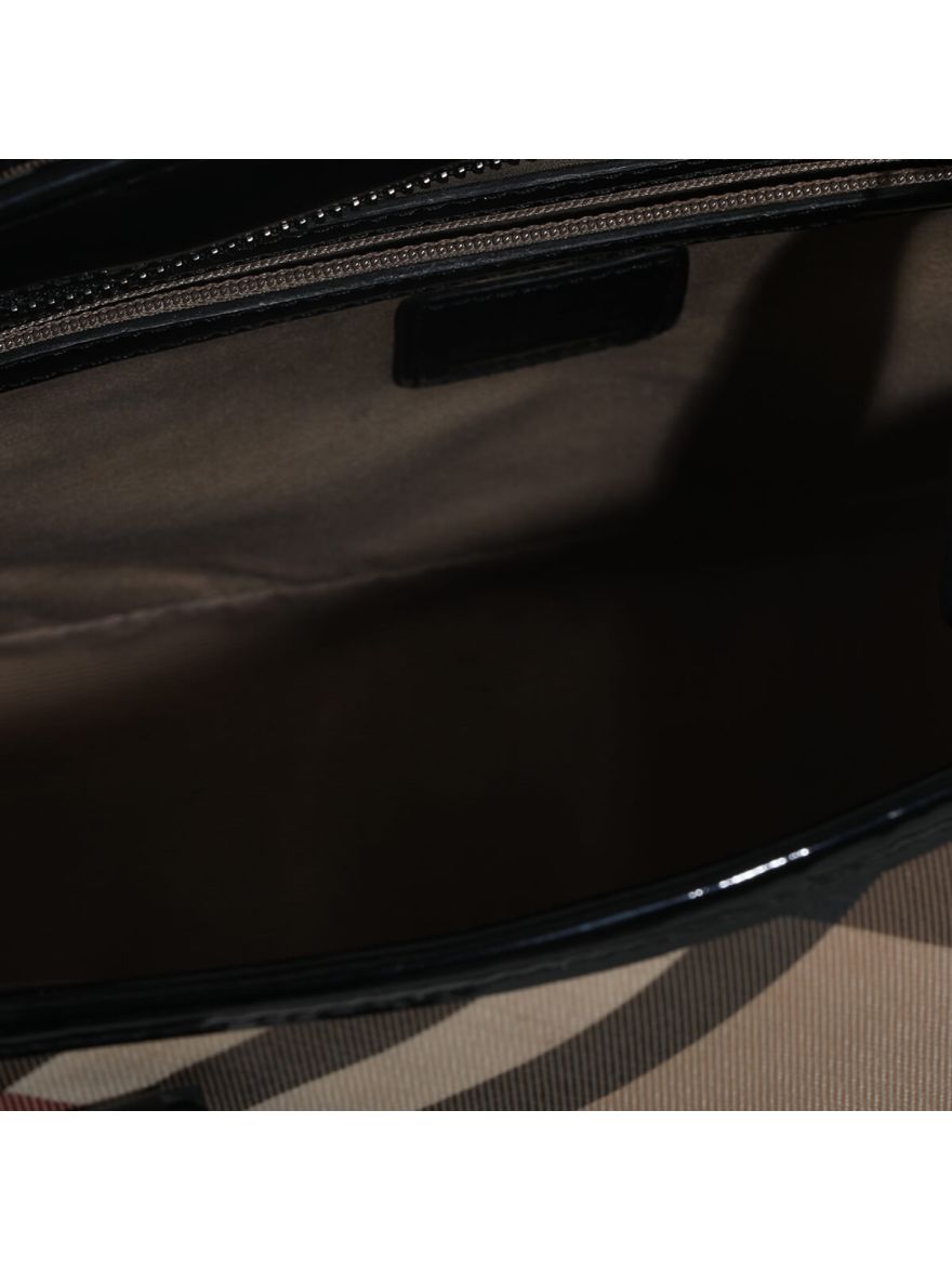 Supernova Beige/Black Satchel