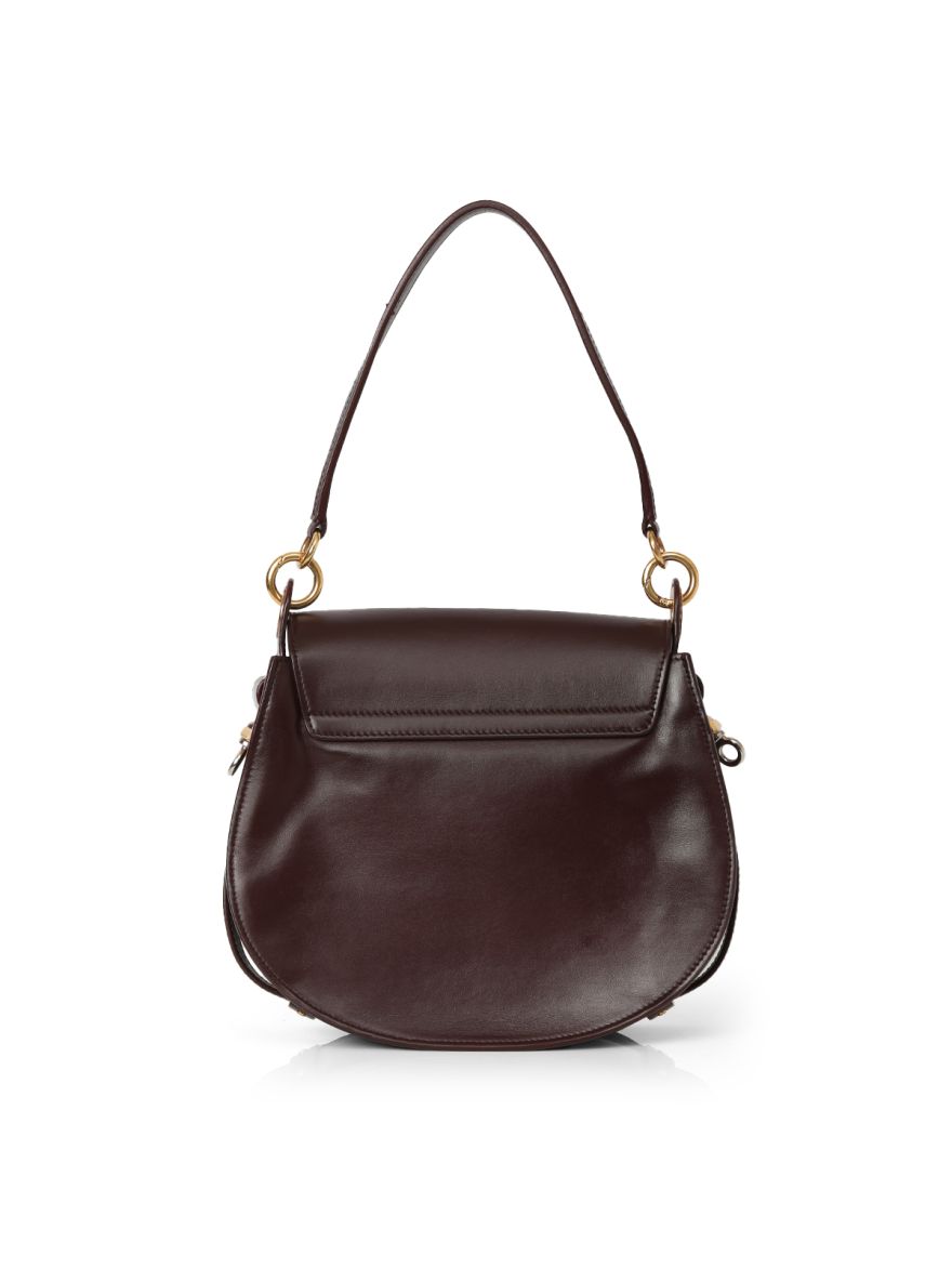 Tess Burgundy Large Leather Handbag