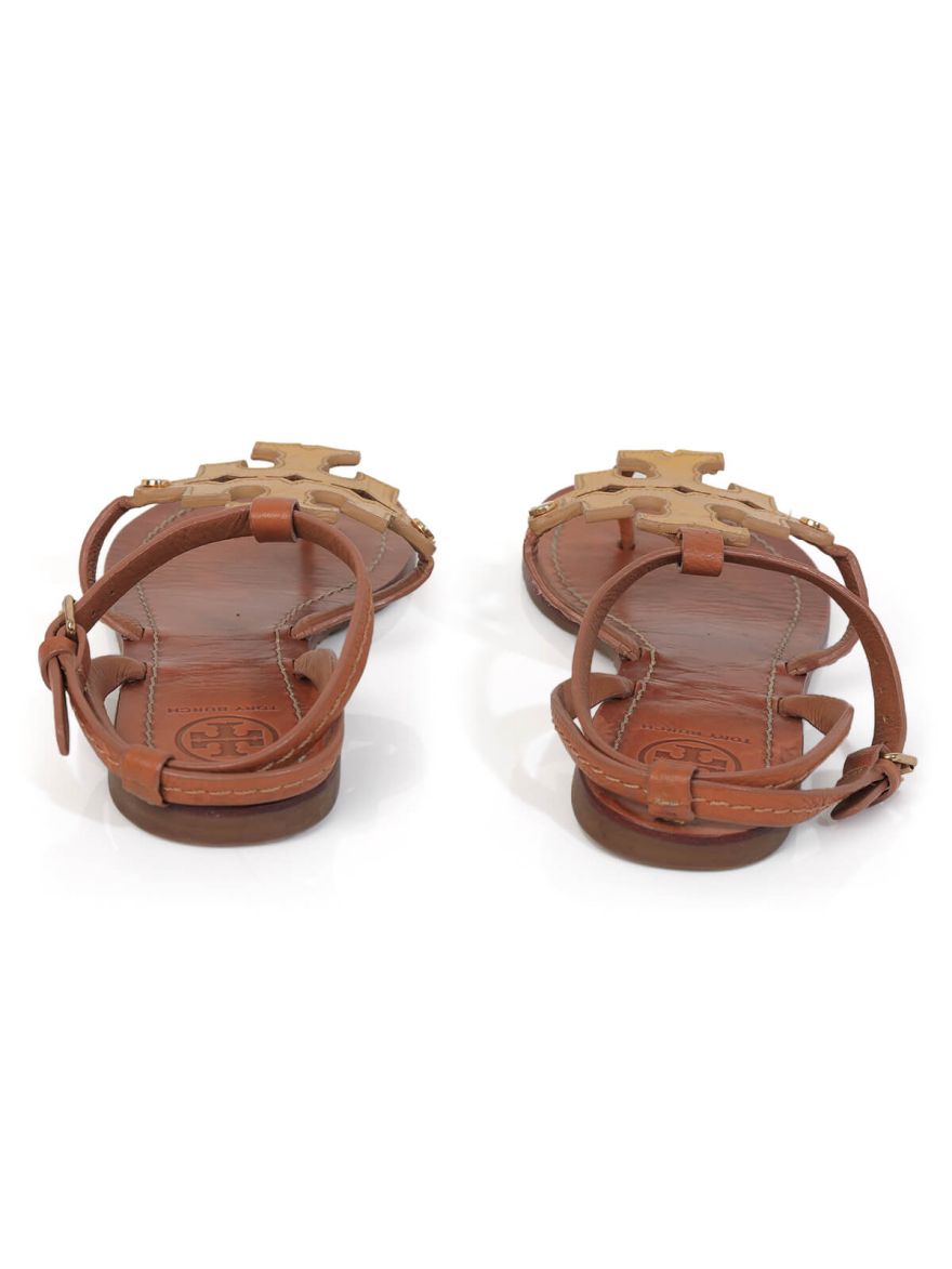 Tan T Sandals
