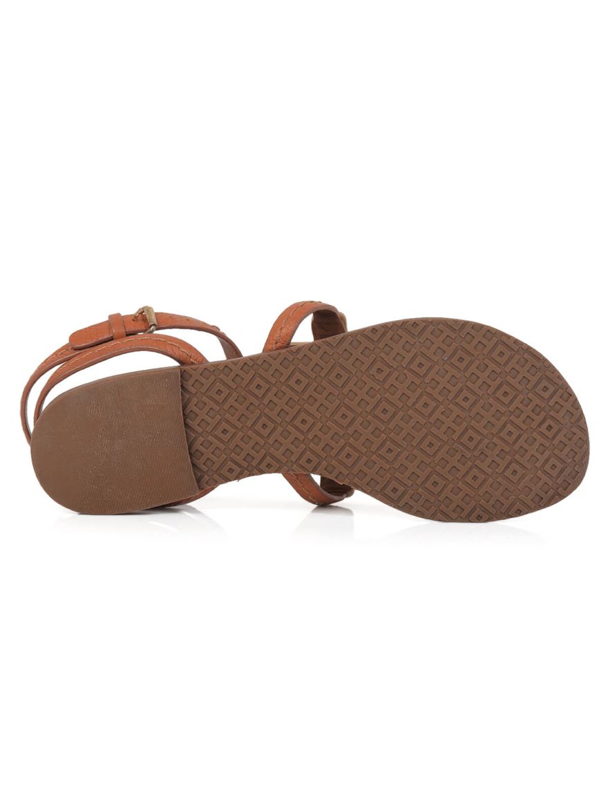 Tan T Sandals