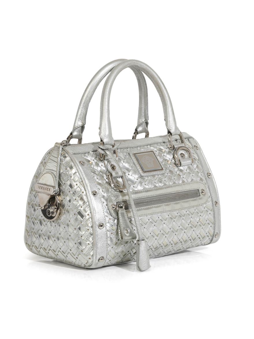 Silver Metallic Handbag