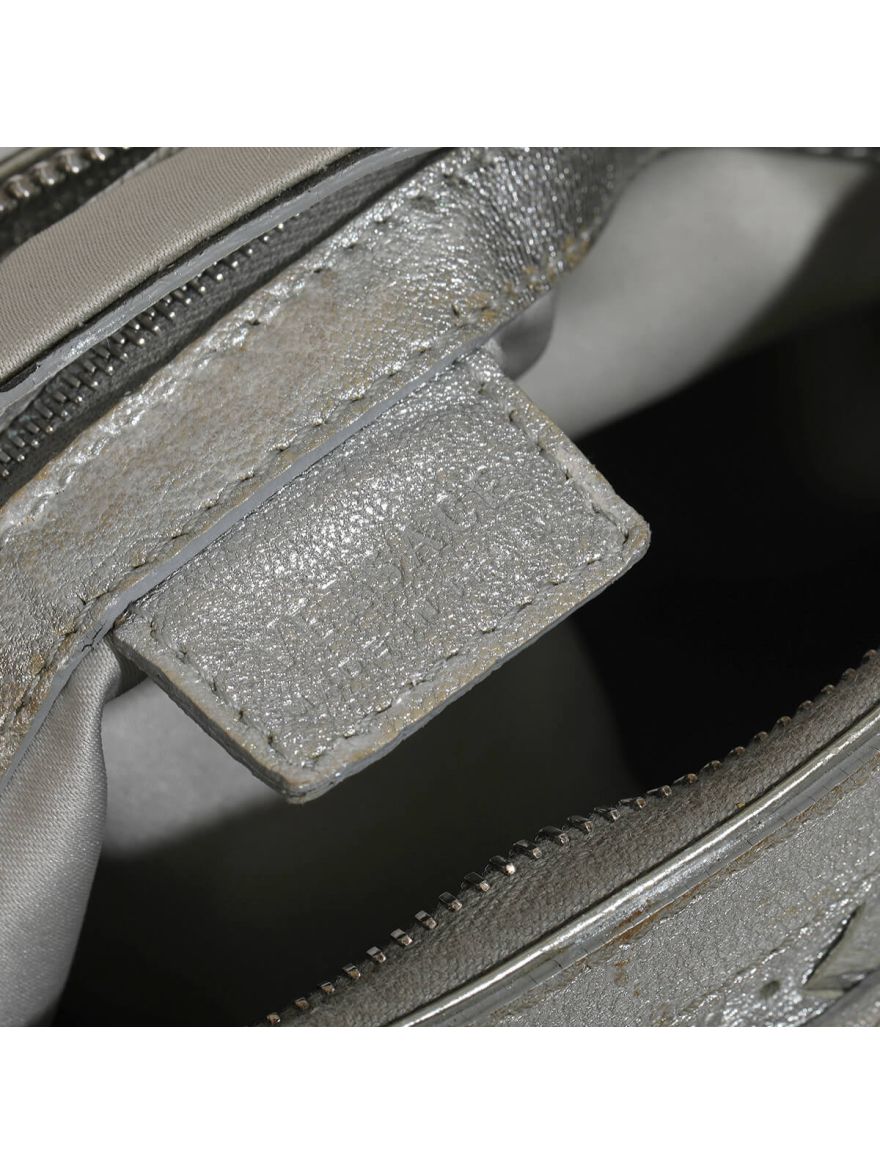 Silver Metallic Handbag
