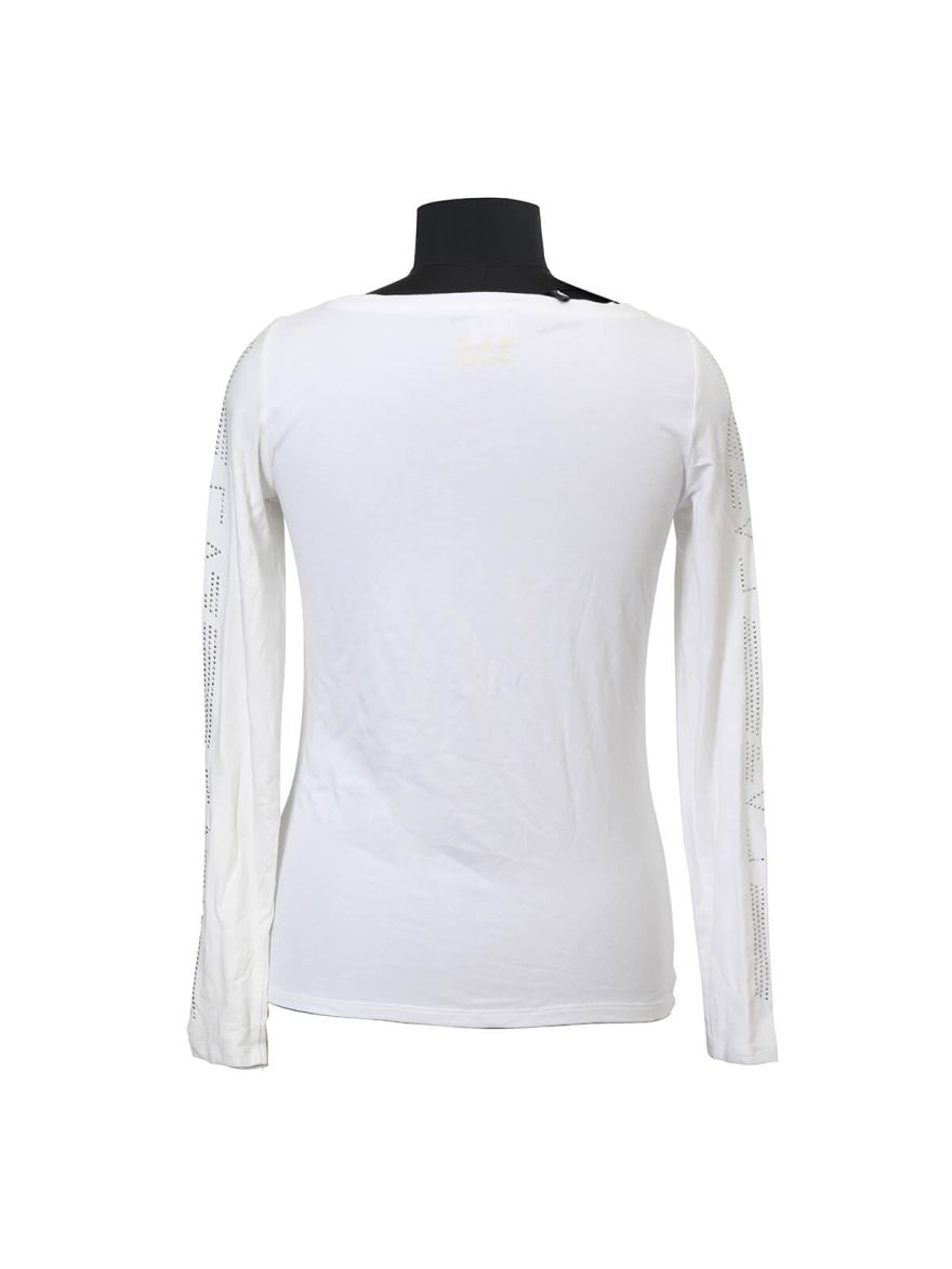 White Full Sleeve Tshirt/Size-L