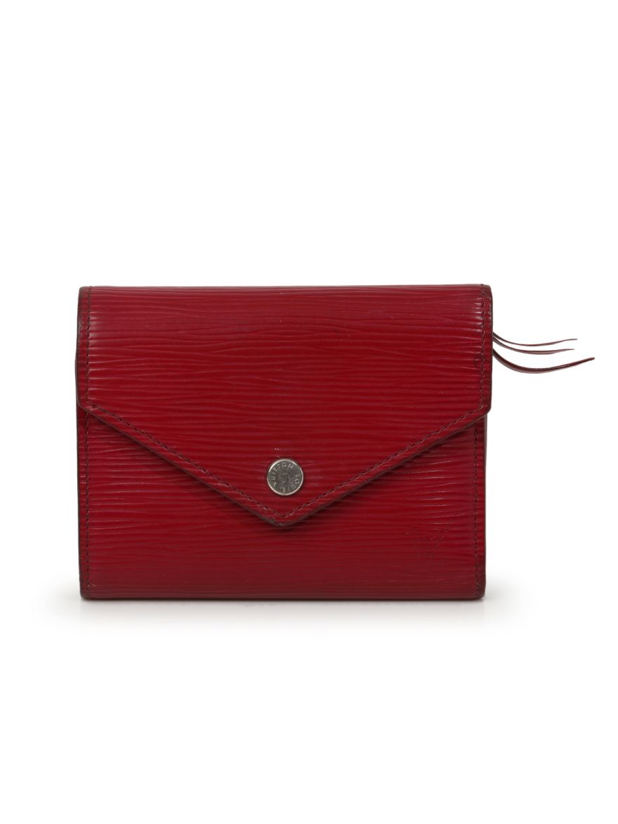 Epi leather trifold wallet