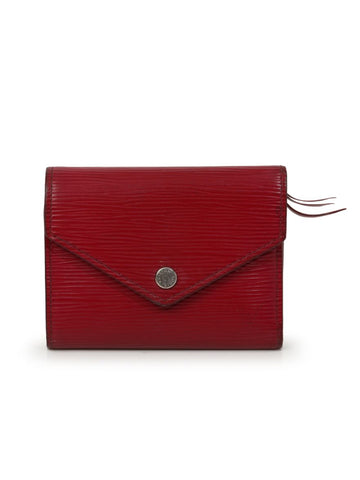 Epi leather trifold wallet