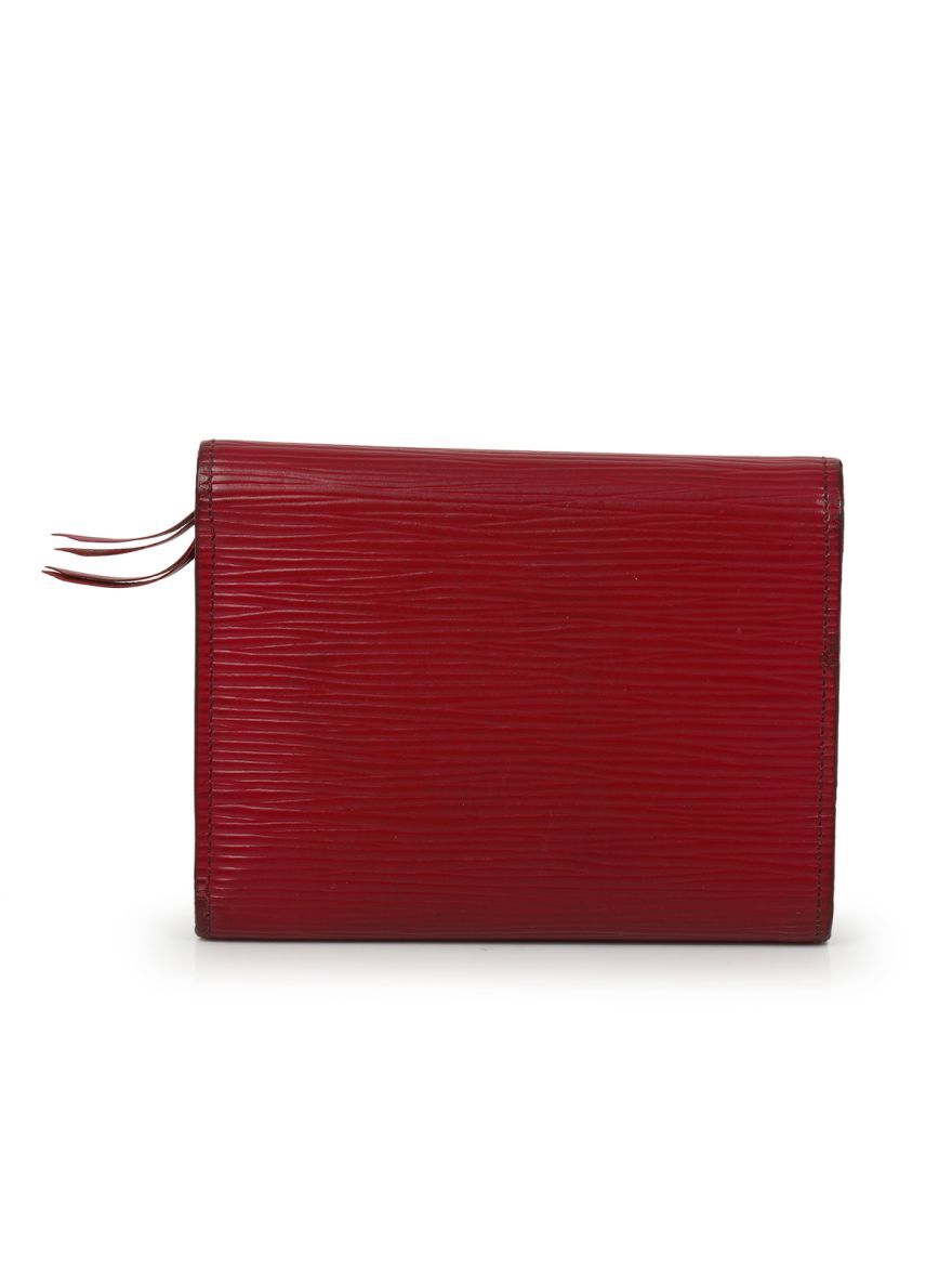 Epi leather trifold wallet
