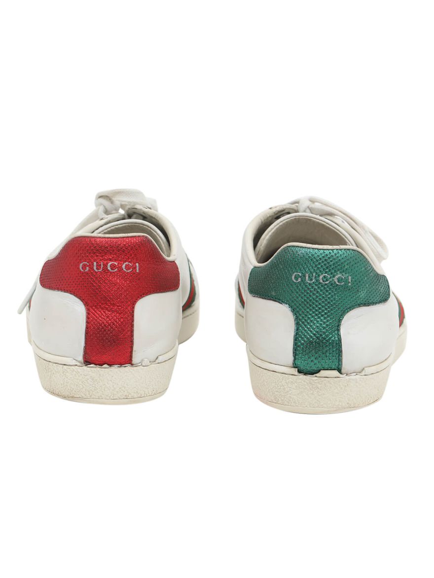 White Women's Ace Sneakers/Size-38.5