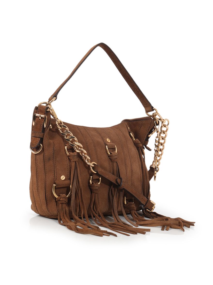 Presley Suede Fringe Tassel Bag