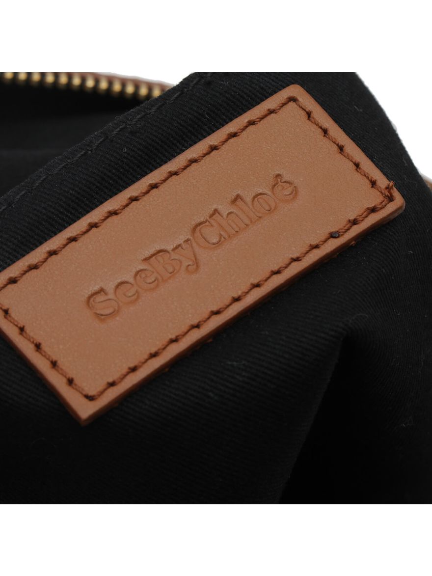See By Tan Suede/Leather Shoulder Bag