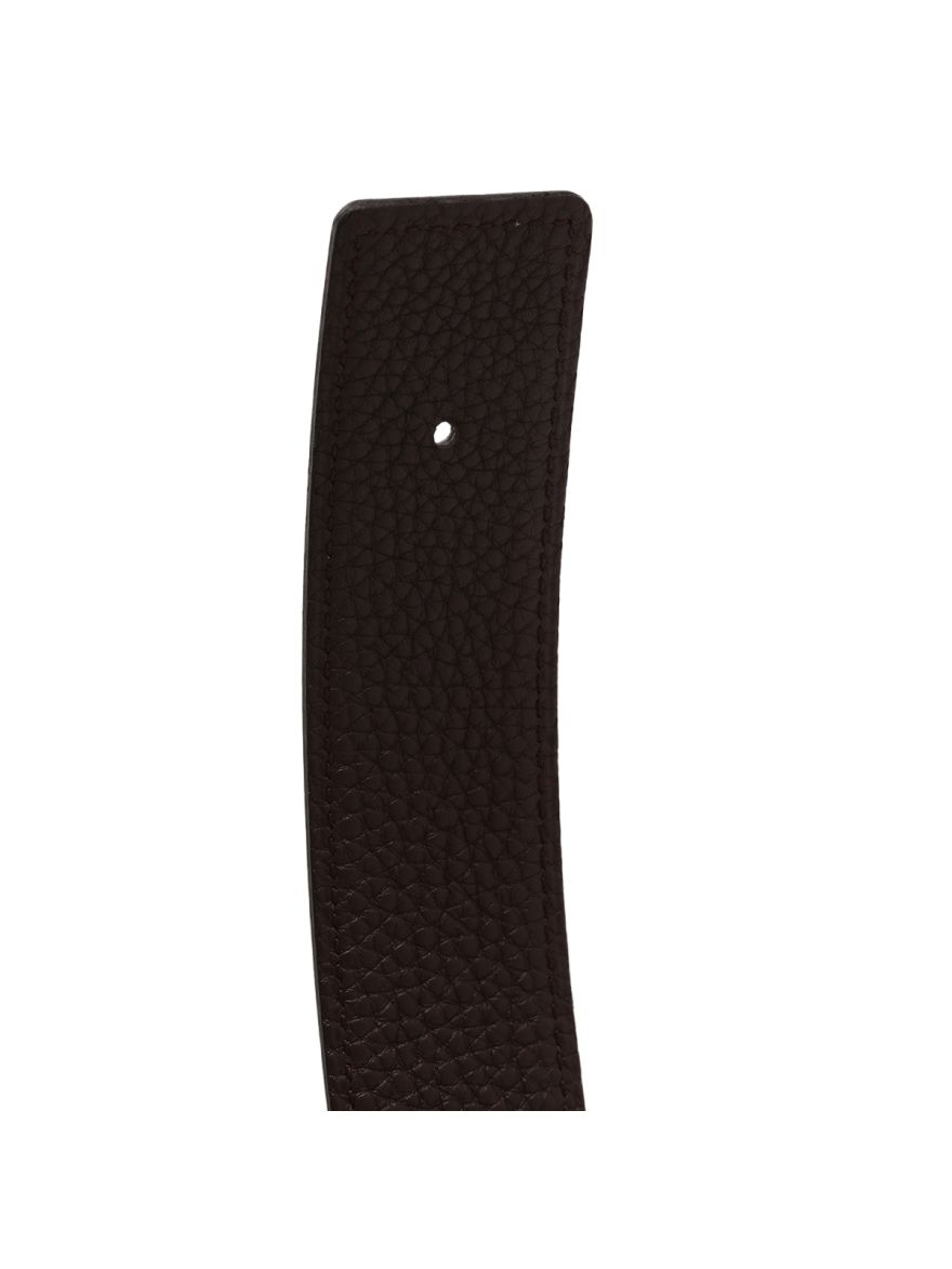 Unisex Black And Chocolate Brown Belt 100cm