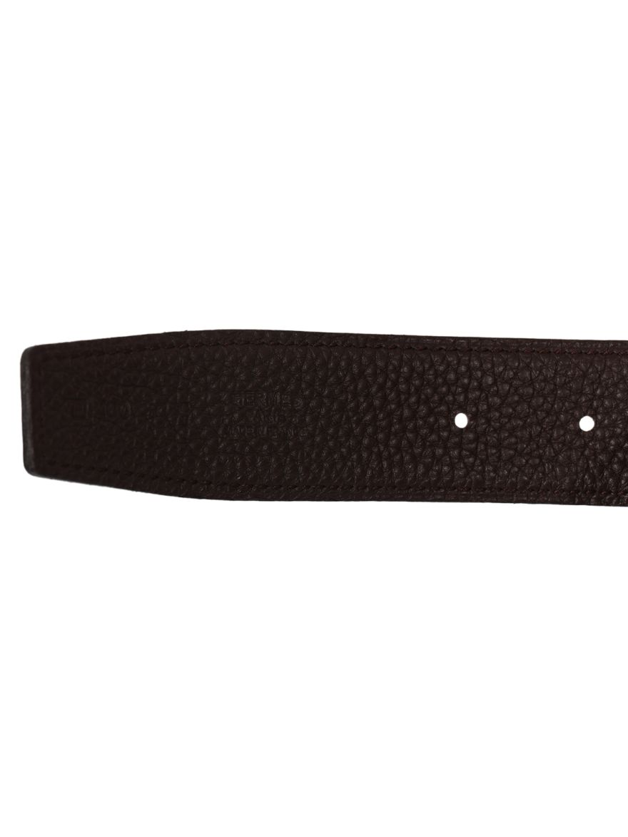 Unisex Black And Chocolate Brown Belt 100cm