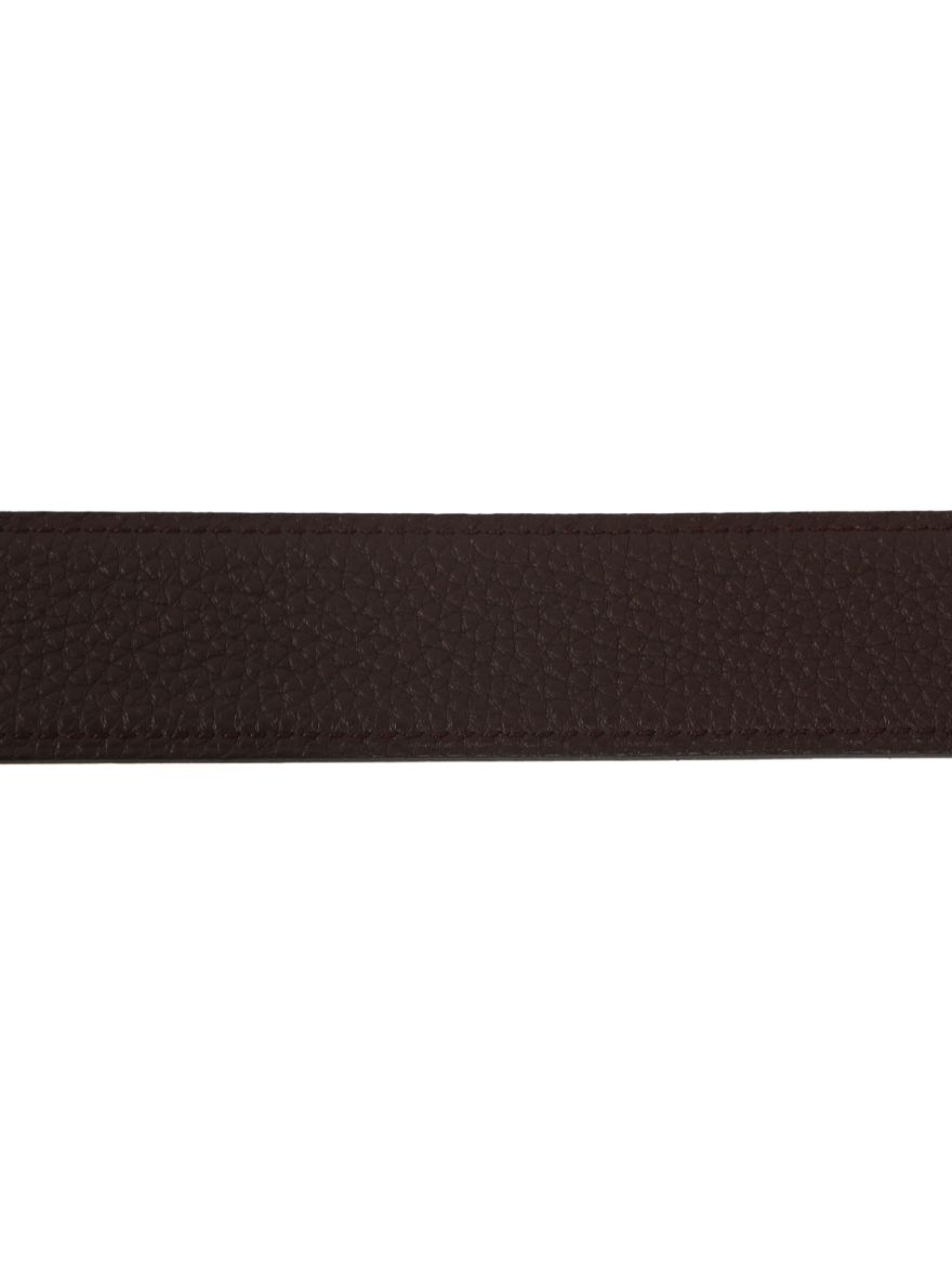Unisex Black And Chocolate Brown Belt 100cm
