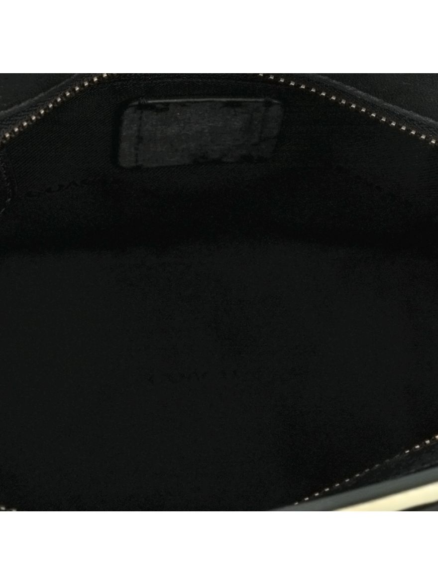 Black/Beige Snakeskin Effect and Leather Swagger 20 Tote Small