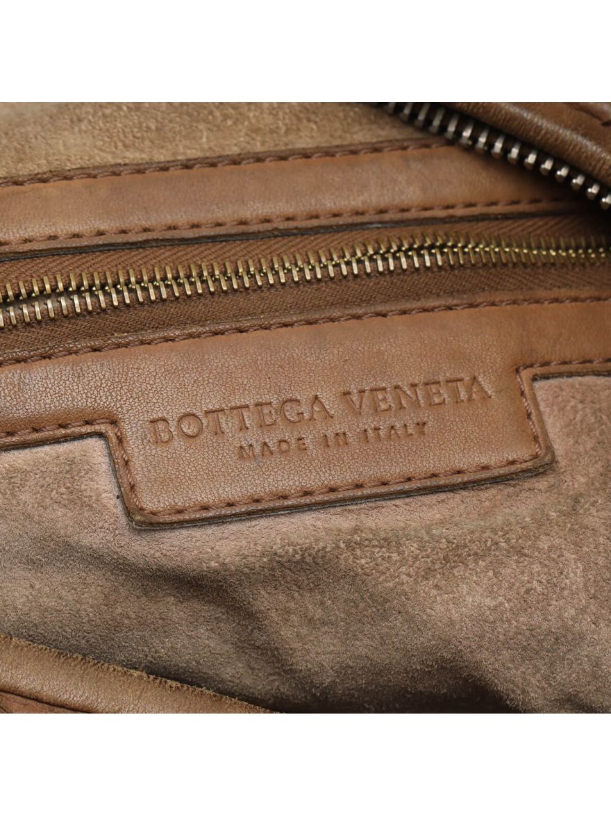 Women's Calfskin Brown Leather Medium Campana Bag?˜