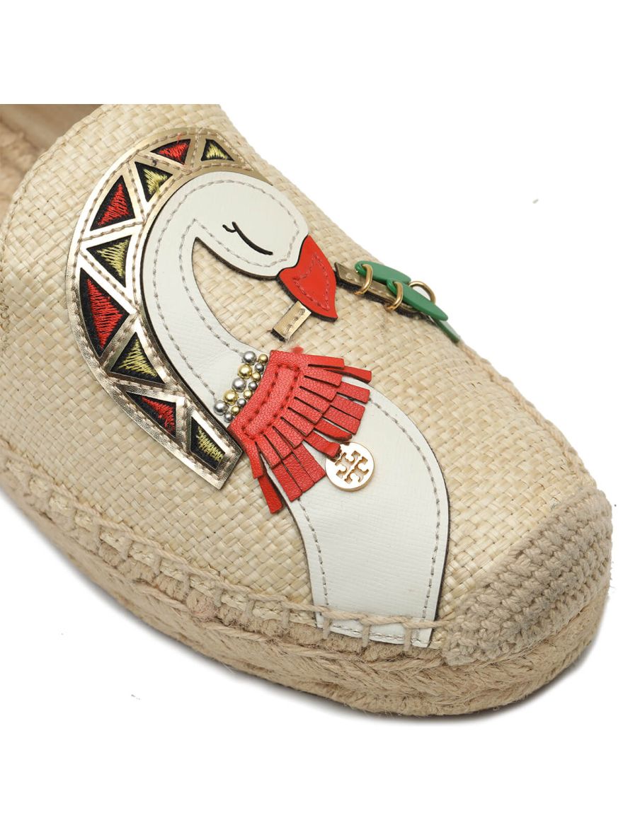 Peacock Espradrille Flats/Size-9.5