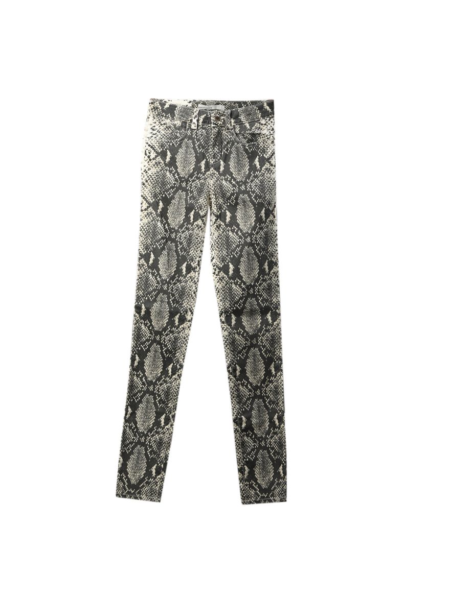 Exotic Print Trousers, Size Small
