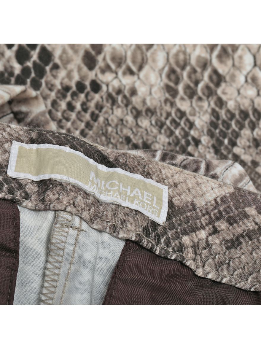 Exotic Print Trousers, Size Small