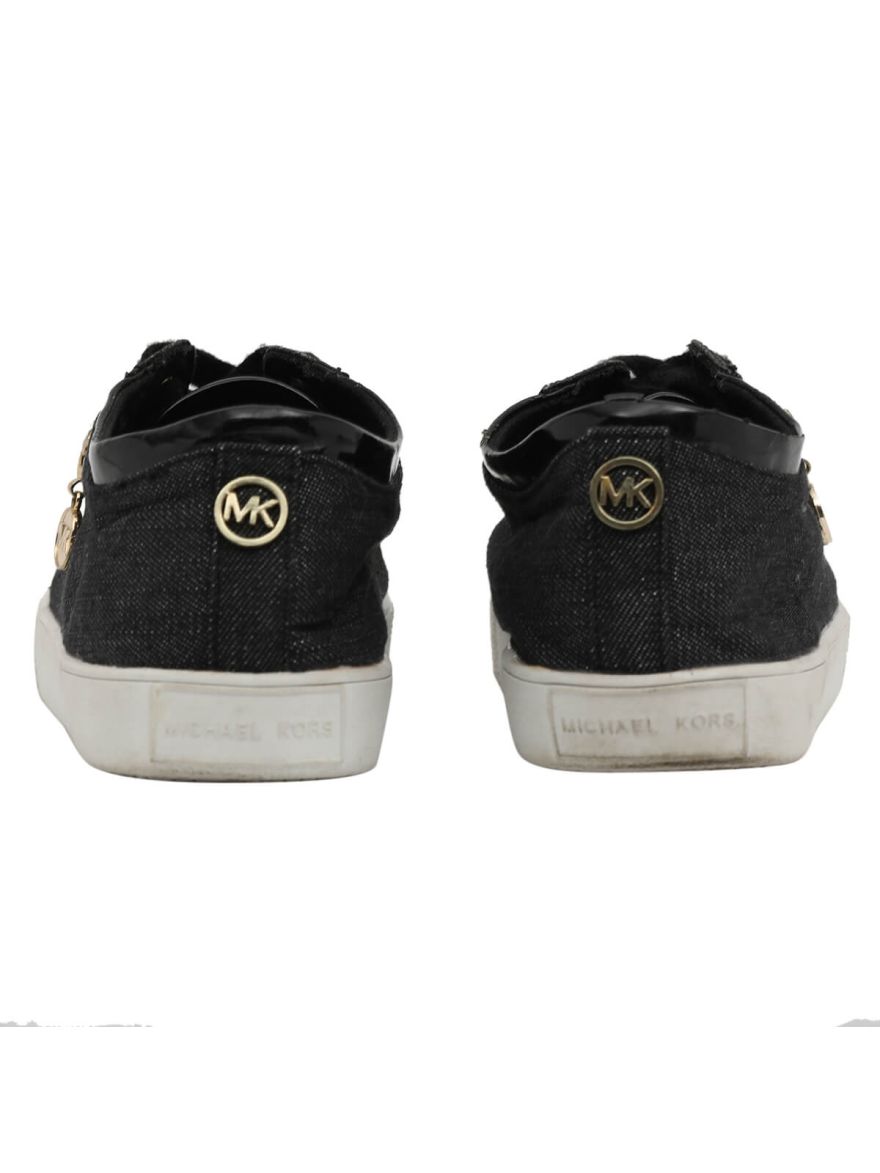 Black Shimmer Women Sneakers/Size-35 EUR