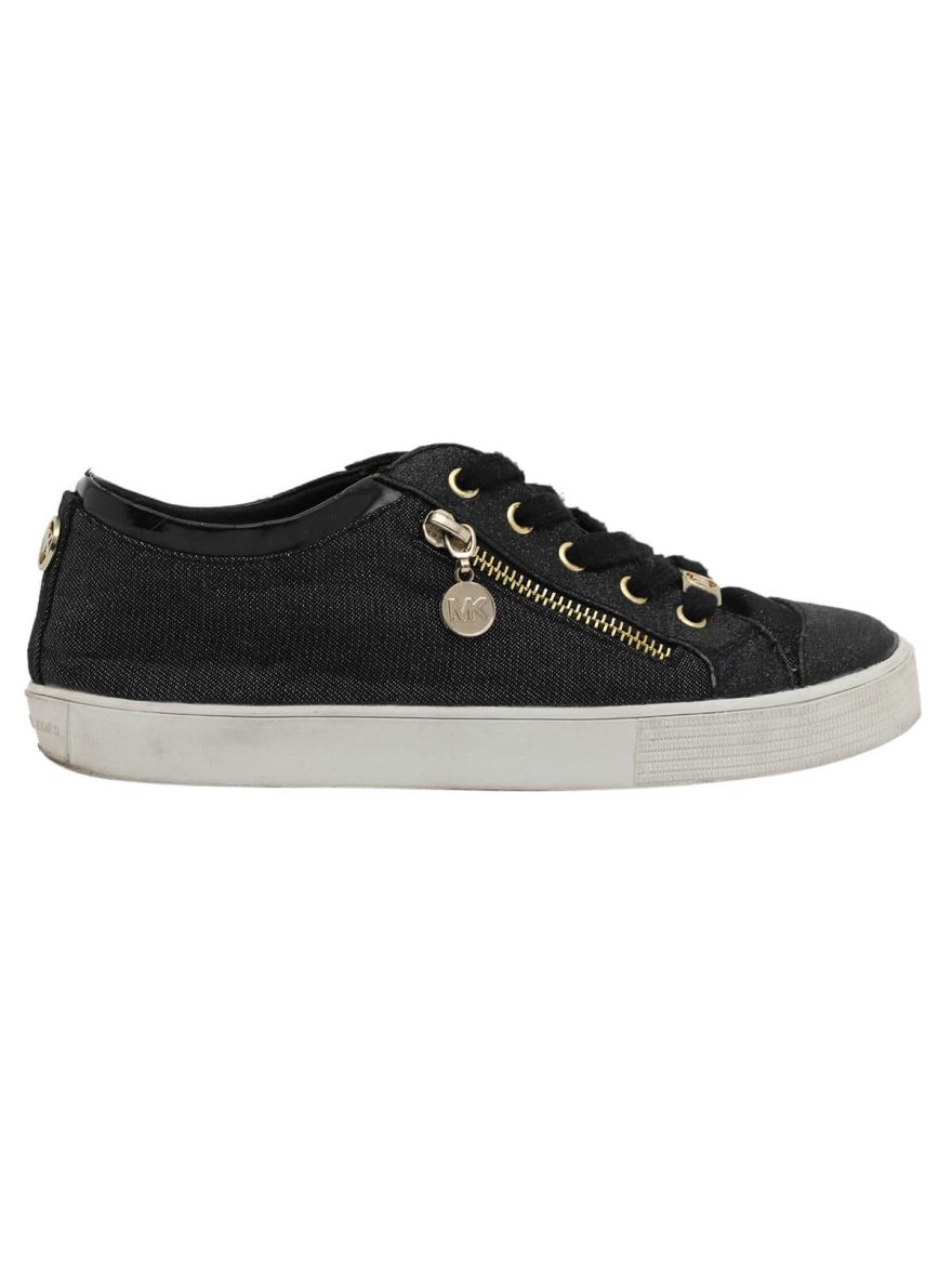 Black Shimmer Women Sneakers/Size-35 EUR