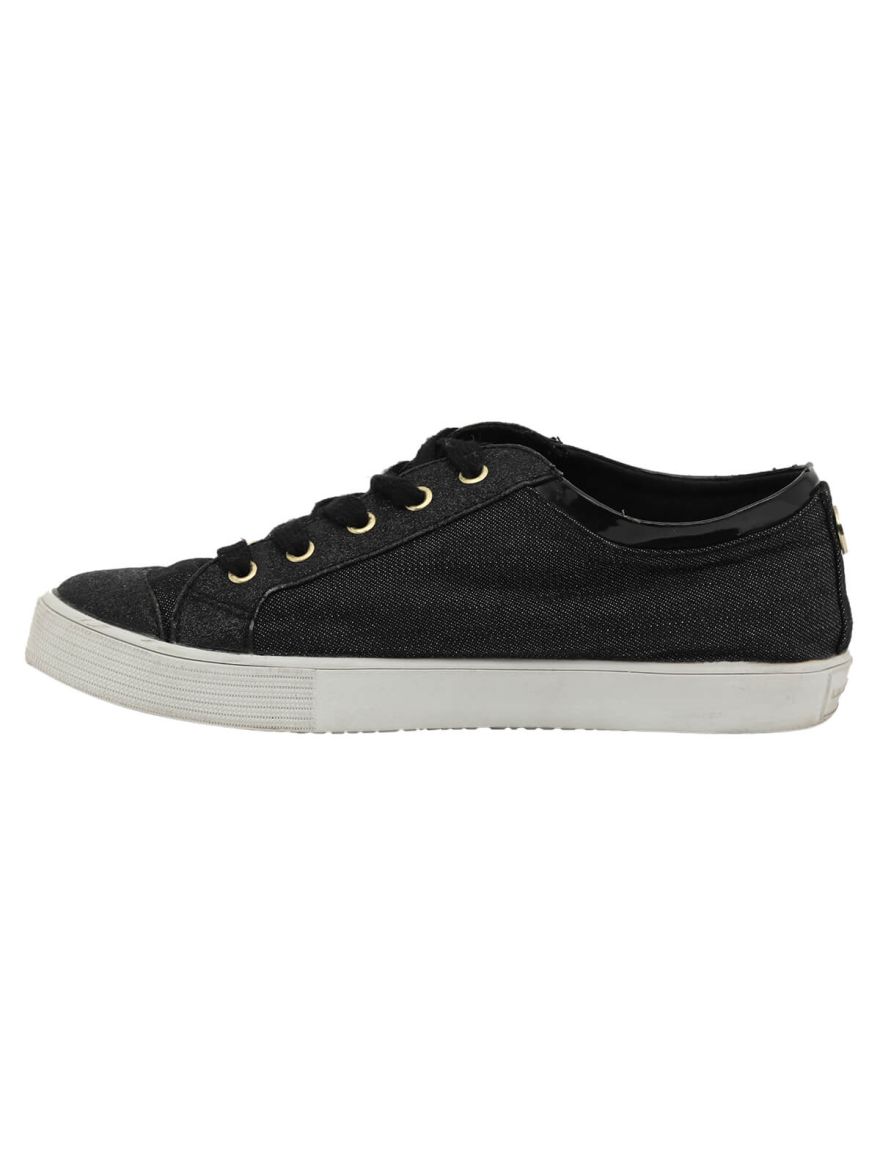 Black Shimmer Women Sneakers/Size-35 EUR