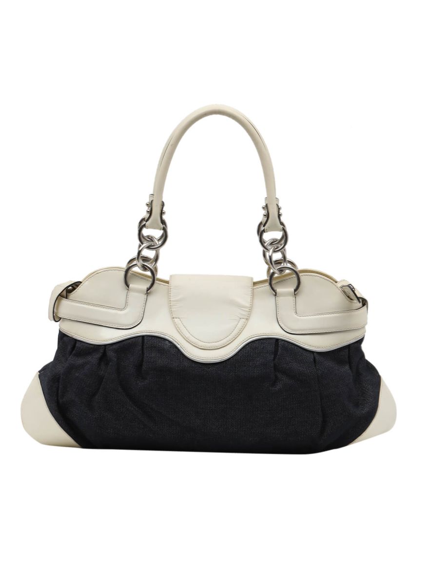 Denim Fabric Shoulder Bag