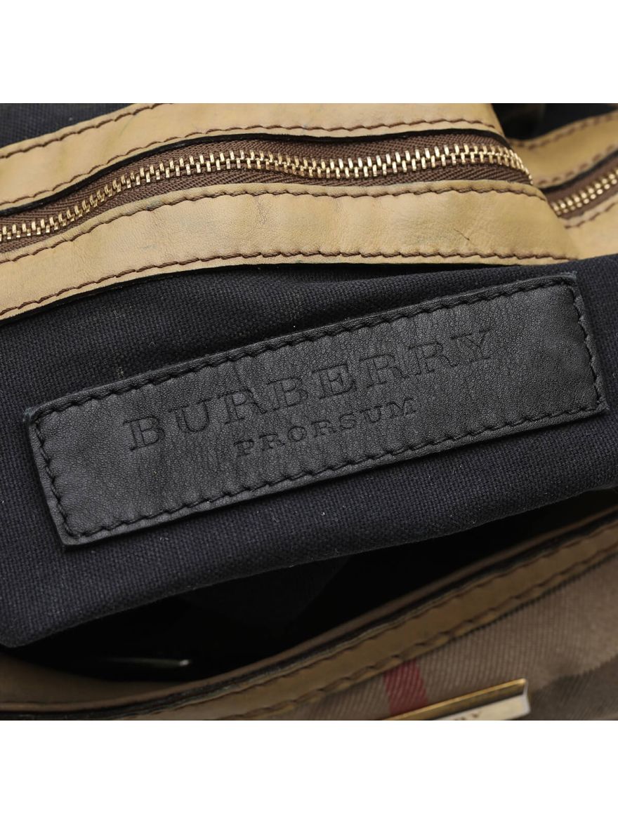 Prorsum Check Canvas Tote Bag