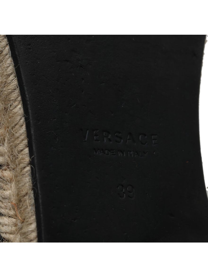 Medusa Black Women's Loafers/Size-39EUR
