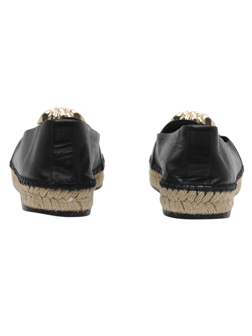 Medusa Black Women's Loafers/Size-39EUR