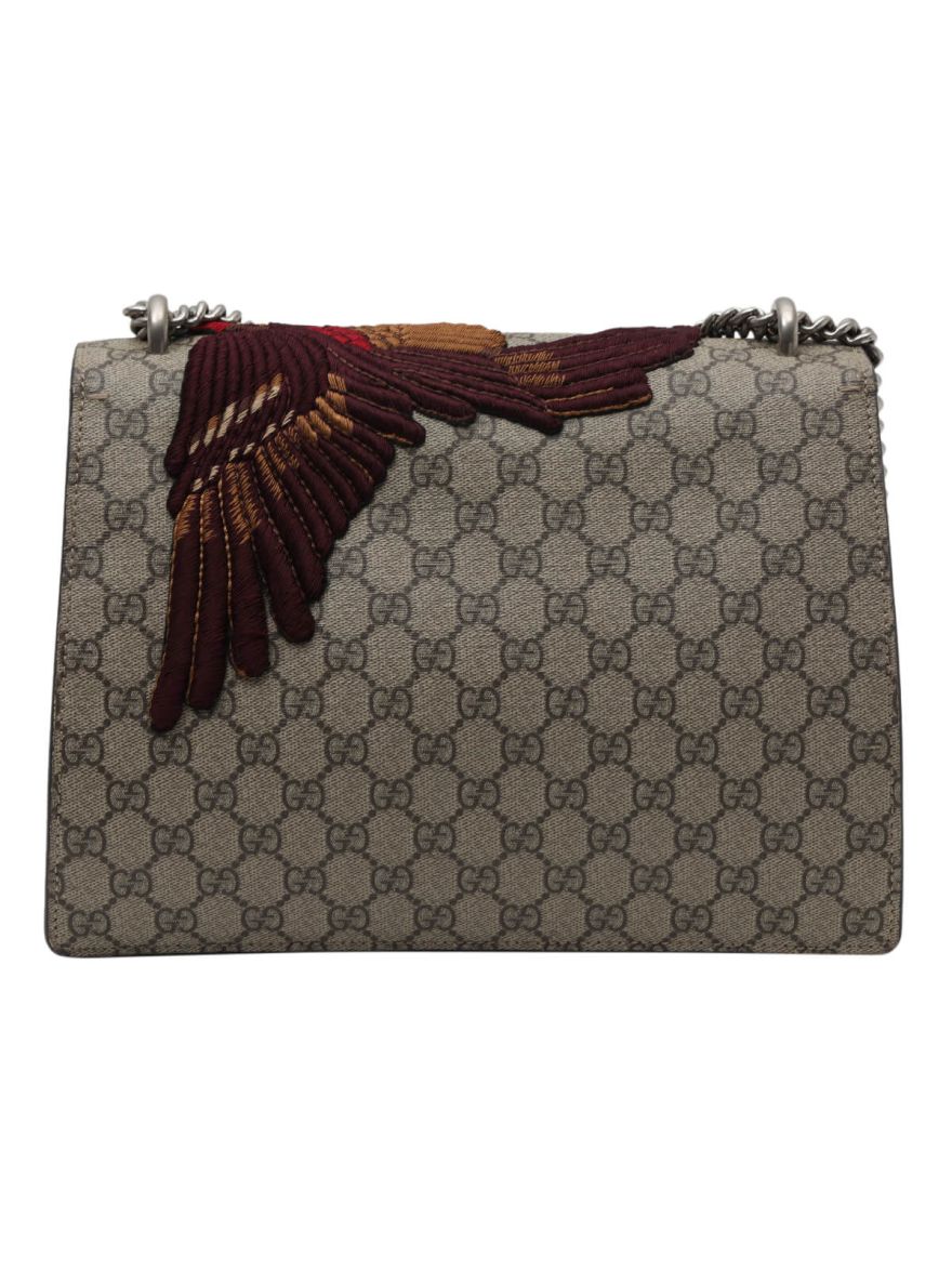 GG Monogram Medium Dionysus Supreme Embroidered Shoulder Bag