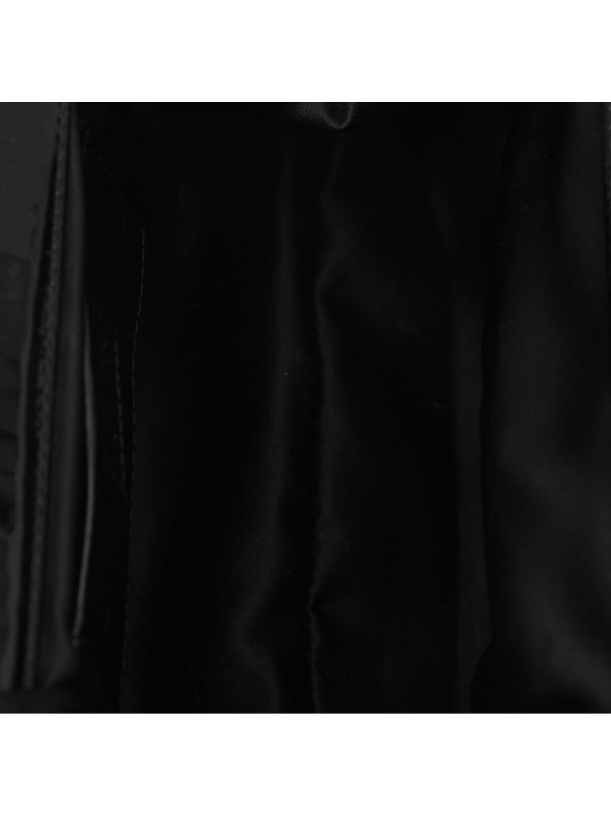 Black Fabric Evening Shoulder Bag