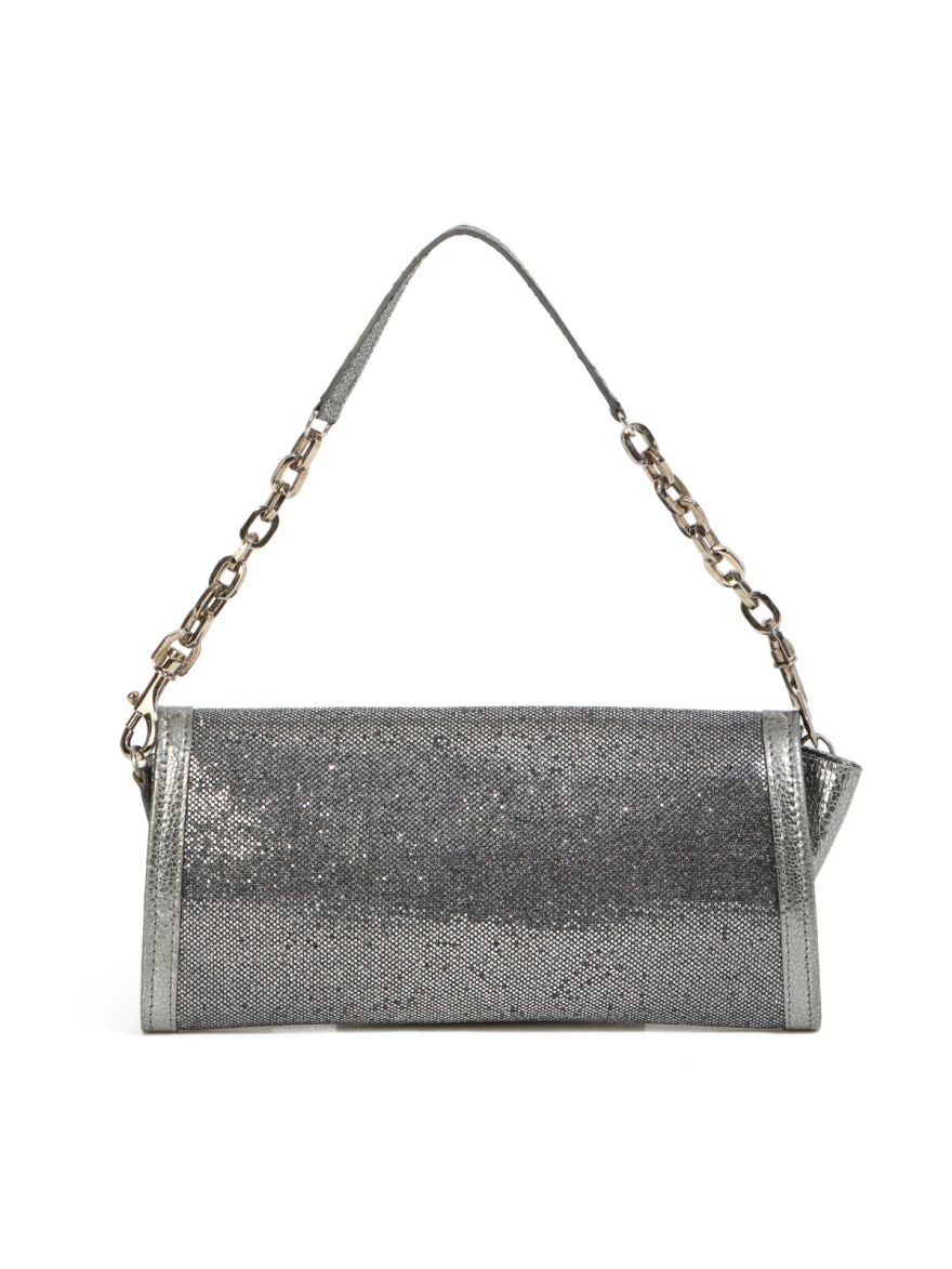 Silver Shimmer Sling Bag Small