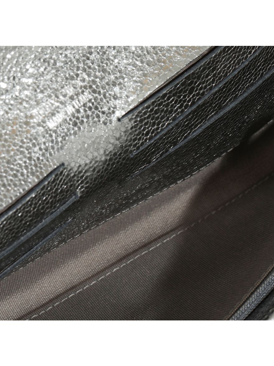 Silver Shimmer Sling Bag Small