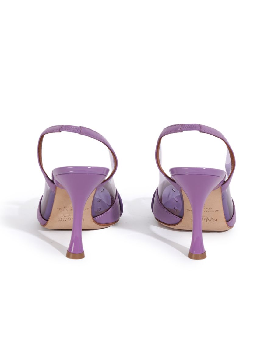 Leather and PVC Mules Size 37