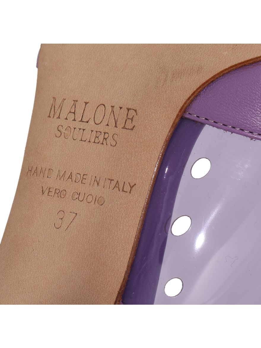 Leather and PVC Mules Size 37