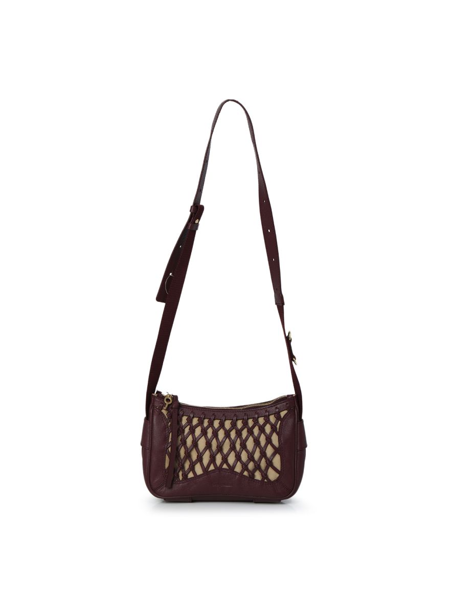 See By Wine Mini Leather Crossbody Bag