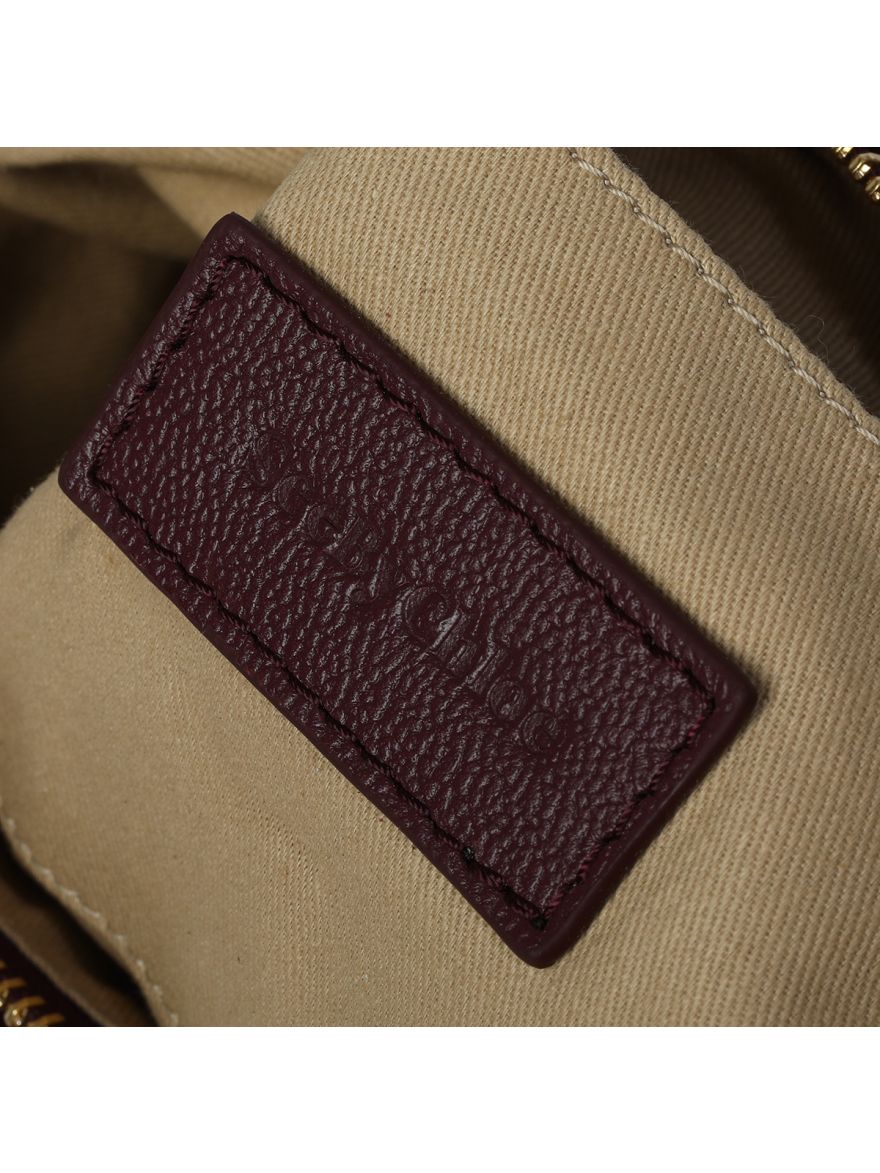 See By Wine Mini Leather Crossbody Bag