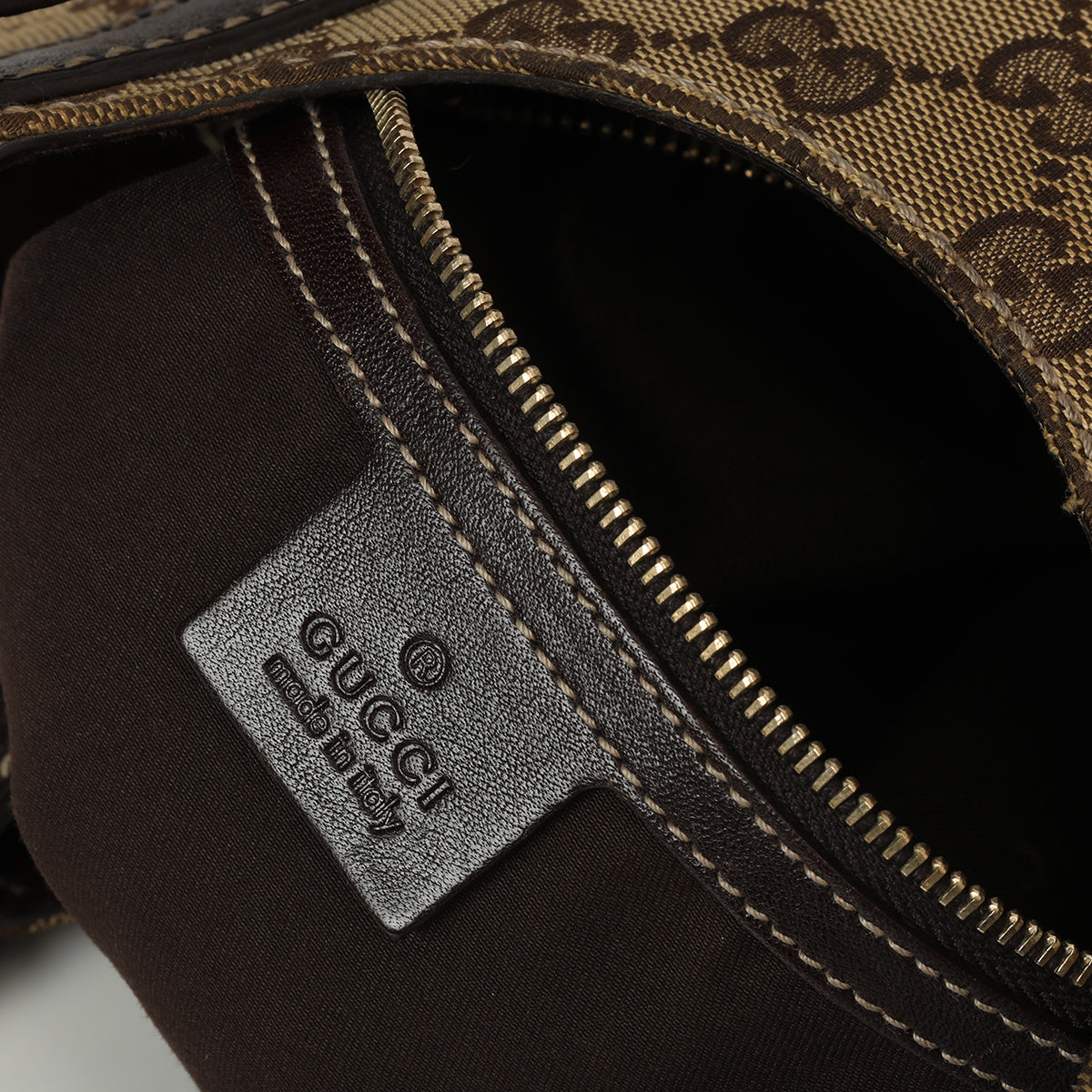 GG Monogram Royal Medium Brown Shoulder Bag