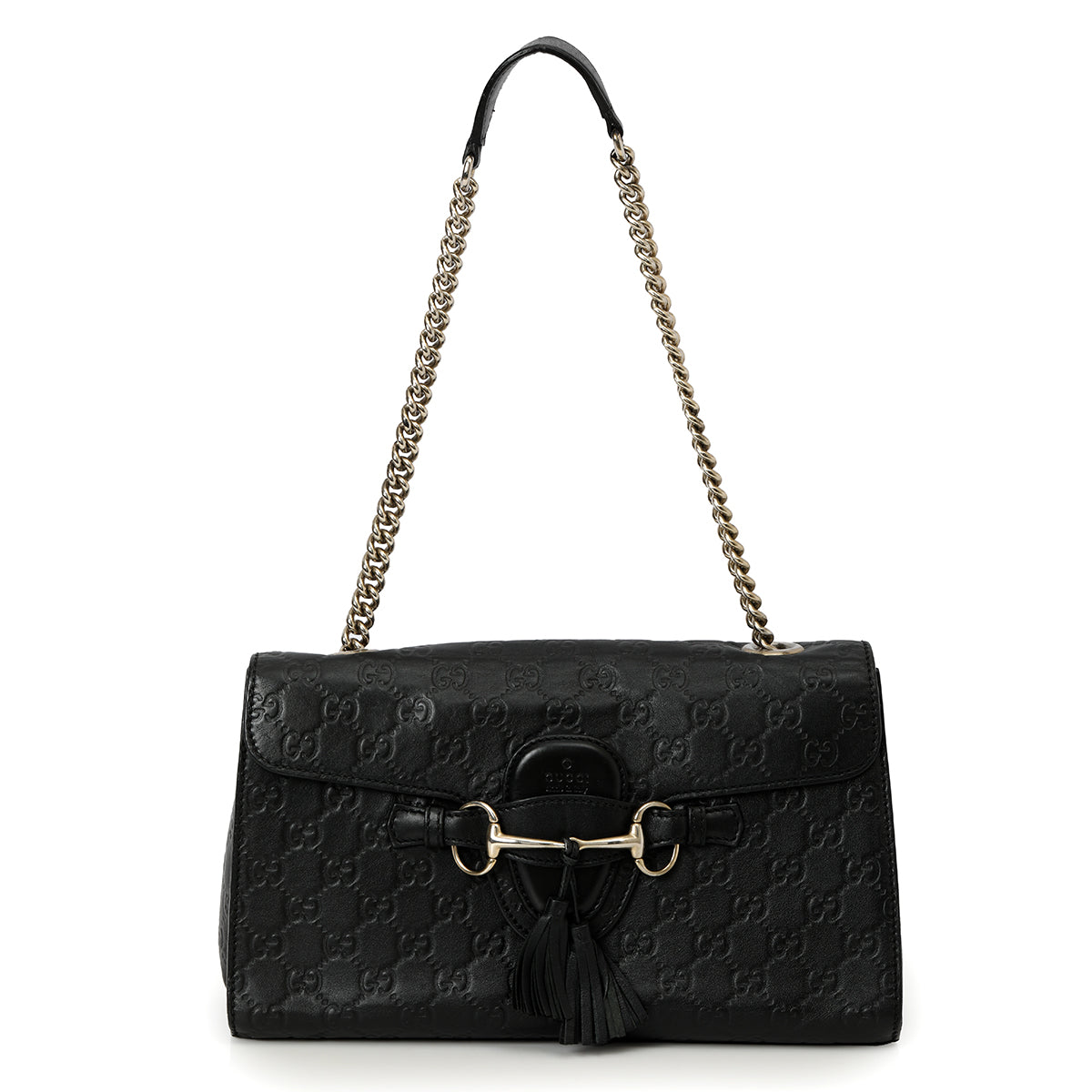 GG Black Emily Shoulder Bag Medium